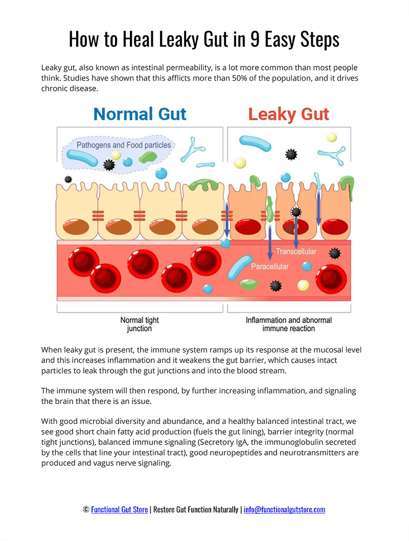 9 Steps for Healing Leaky Gut